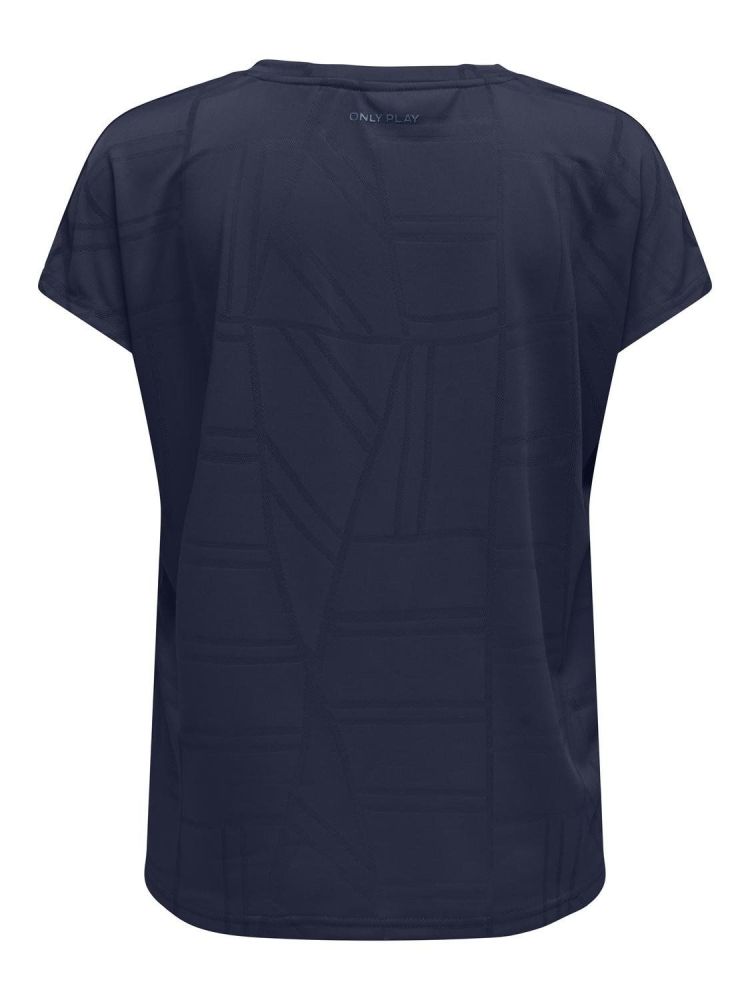 Only Play T-shirt Blauw dames (FINA VN LOOSE SS BAT TRAIN TEE - 15312490.BLUE) - GL Sport (Sluis)