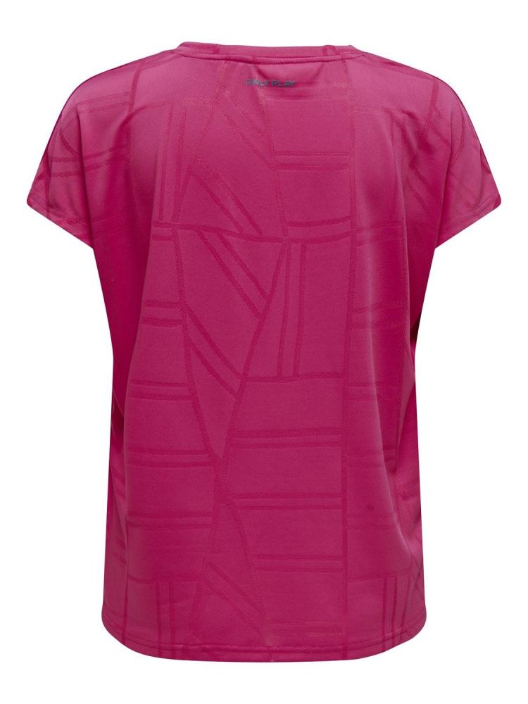 Only Play T-shirt Roze dames (FINA VN LOOSE SS BAT TRAIN TEE - 15312490.RASPBERRY) - GL Sport (Sluis)