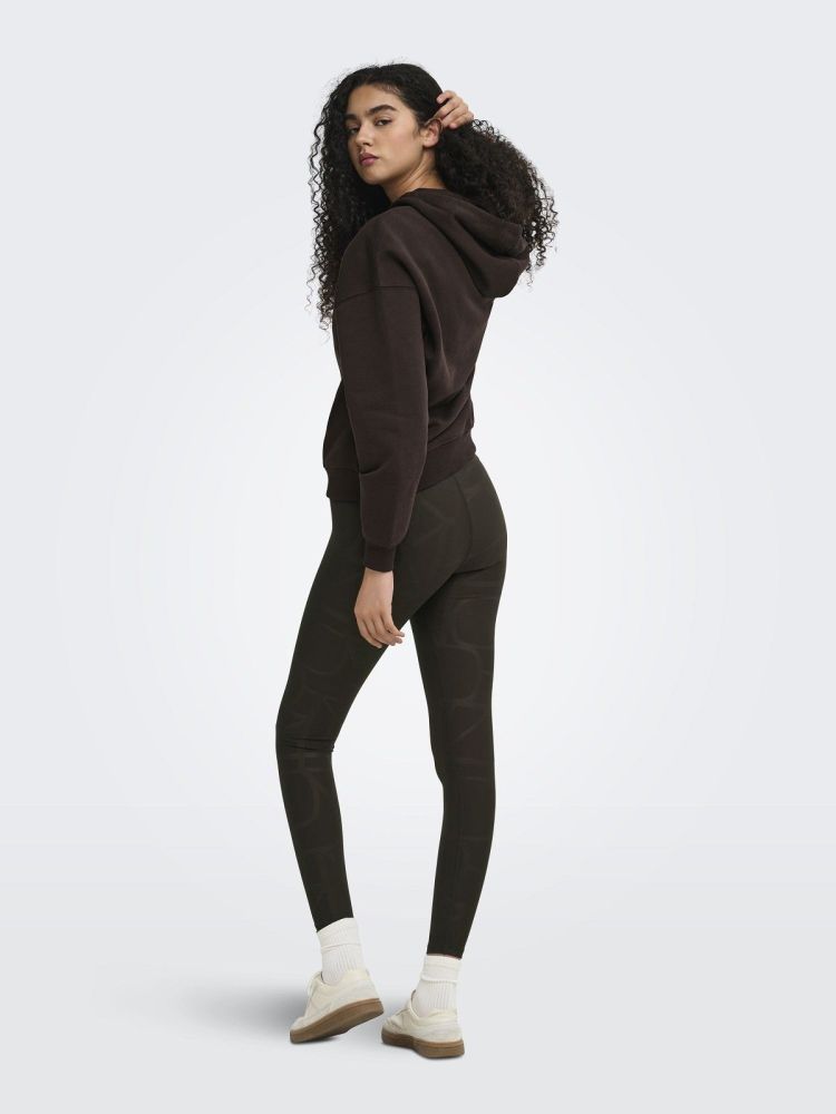 Only Play Broek Bruin dames (FONT-2 LOGO HW PCK TIGHTS - 15327069.CHOCO) - GL Sport (Sluis)
