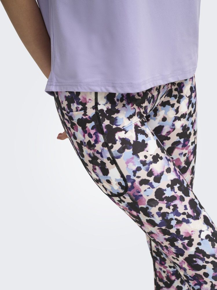 Only Play Broek Multi dames (JAM-2-BEL HW AOP PCK TIGHTS - 15377545.PUMICSTONE) - GL Sport (Sluis)