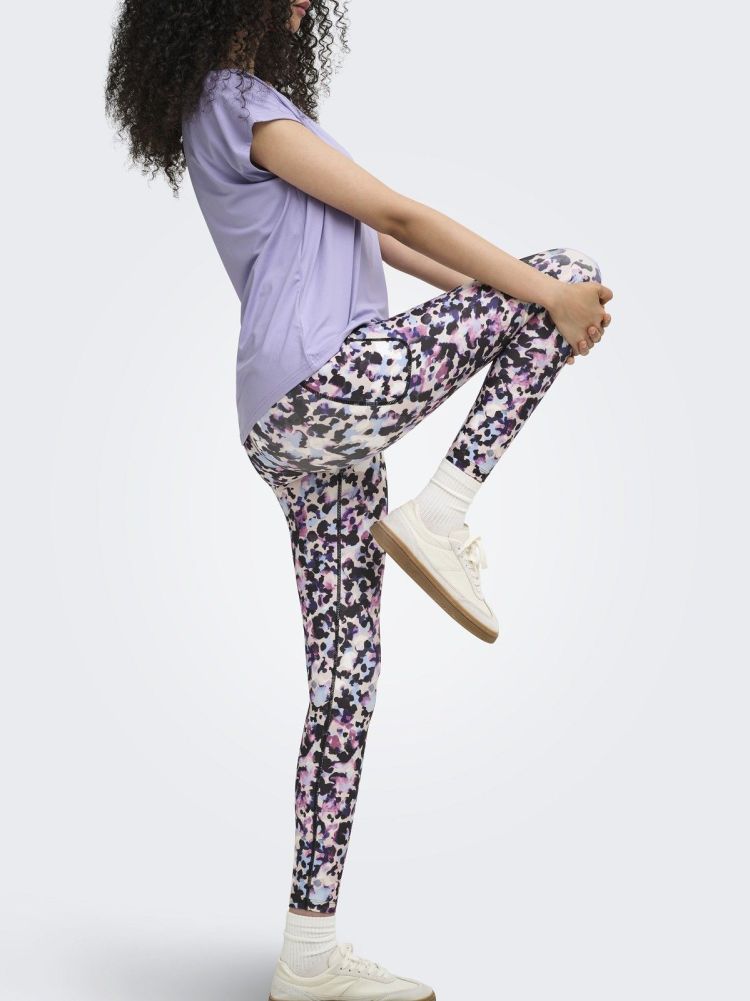 Only Play Broek Multi dames (JAM-2-BEL HW AOP PCK TIGHTS - 15377545.PUMICSTONE) - GL Sport (Sluis)
