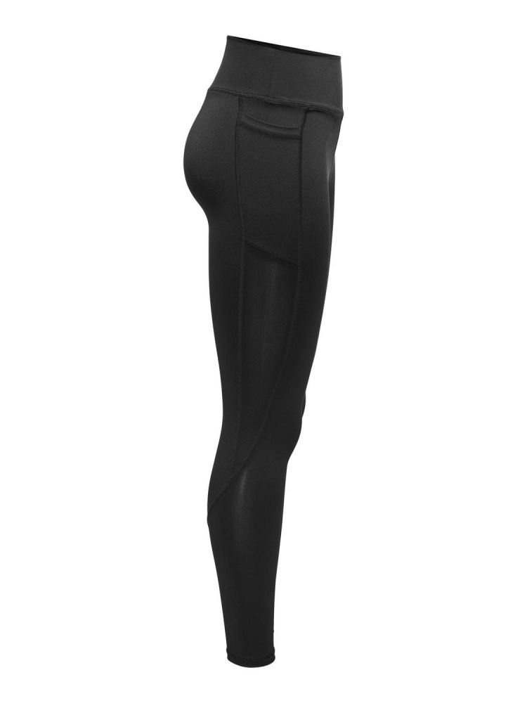 Only Play Trainingsbroek Zwart dames (JAM-2FONT HW PCK TIGHTS - 15334643.BLACK) - GL Sport (Sluis)