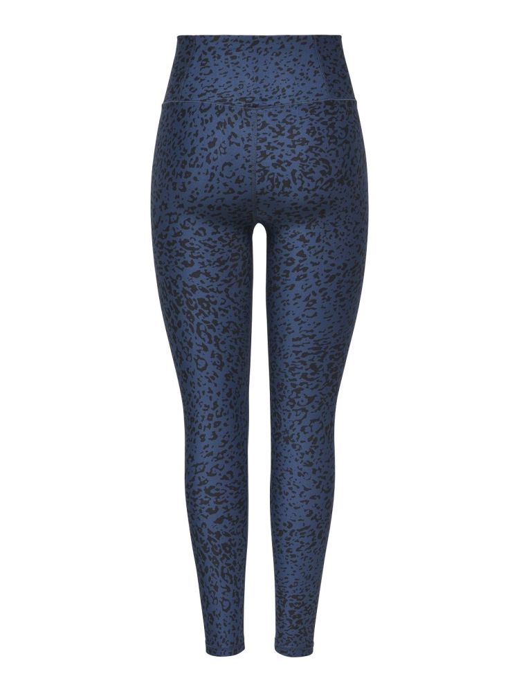 Only Play Broek Blauw dames (JAM-2-KELLY HW AOP PCK TIGHTS - 15381707.DRESSBLUE) - GL Sport (Sluis)