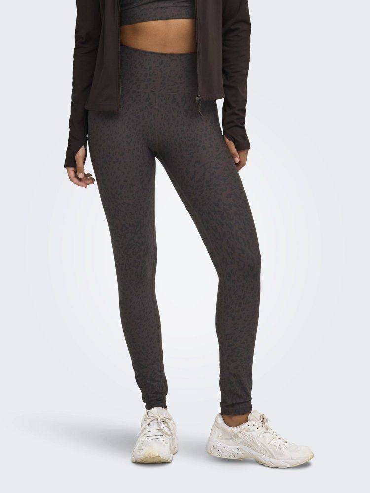 Only Play Sportbroek Bruin dames (JAM-2-KELLY HW AOP PCK TIGHTS - 15381707.CHOCO) - GL Sport (Sluis)