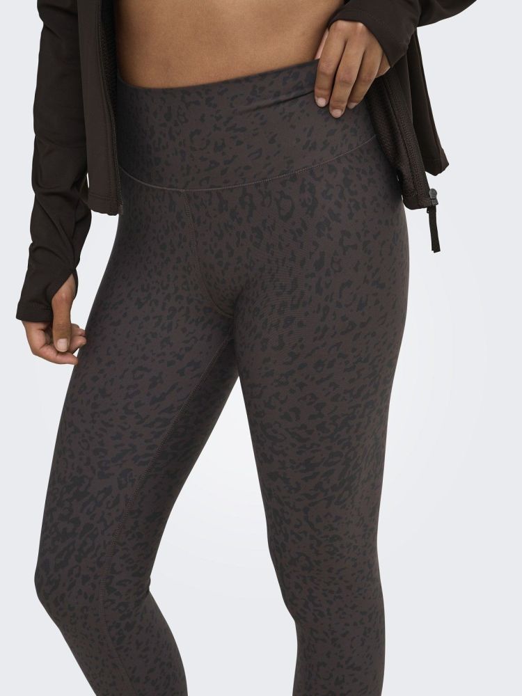 Only Play Sportbroek Bruin dames (JAM-2-KELLY HW AOP PCK TIGHTS - 15381707.CHOCO) - GL Sport (Sluis)