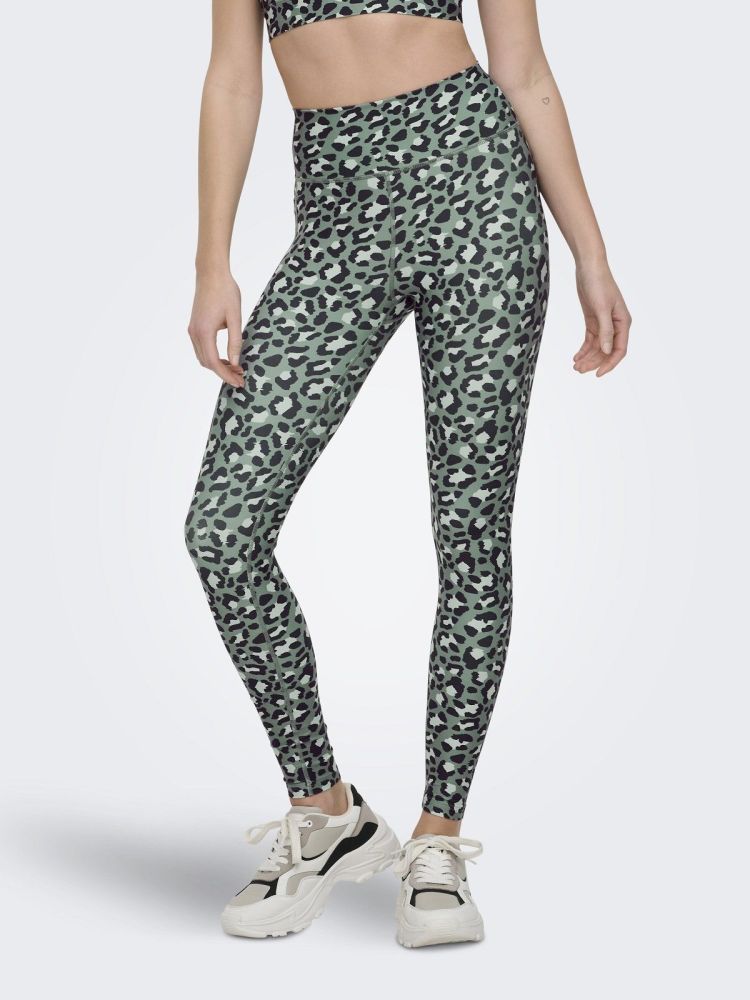 Only Play Sportbroek Blauw dames (JAM-2-MILLE HW AOP PCK TIGHTS - 15364854.LAURELWREATH) - GL Sport (Sluis)