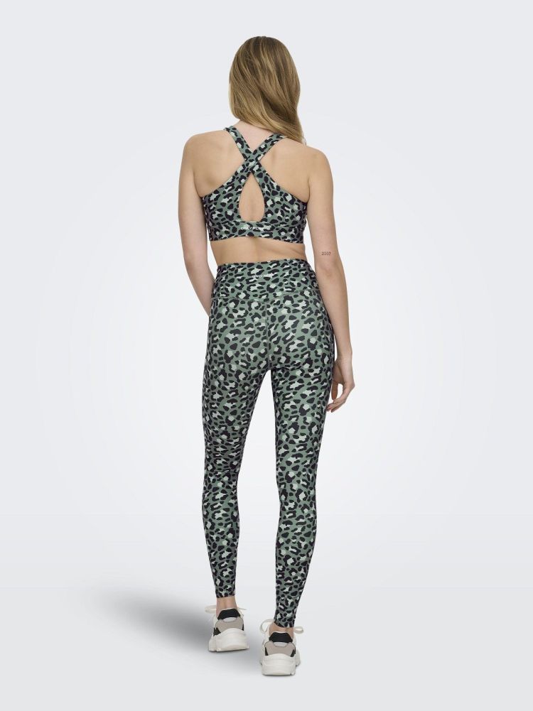 Only Play Sportbroek Blauw dames (JAM-2-MILLE HW AOP PCK TIGHTS - 15364854.LAURELWREATH) - GL Sport (Sluis)