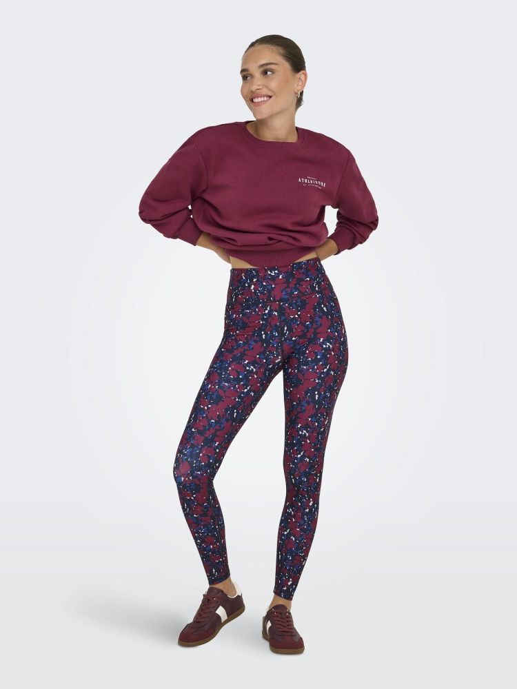 Only Play Sportbroek Blauw dames (JAM-2-SAVE HW PCK AOP TIGHTS - 15338960.NIGJHTSKY) - GL Sport (Sluis)