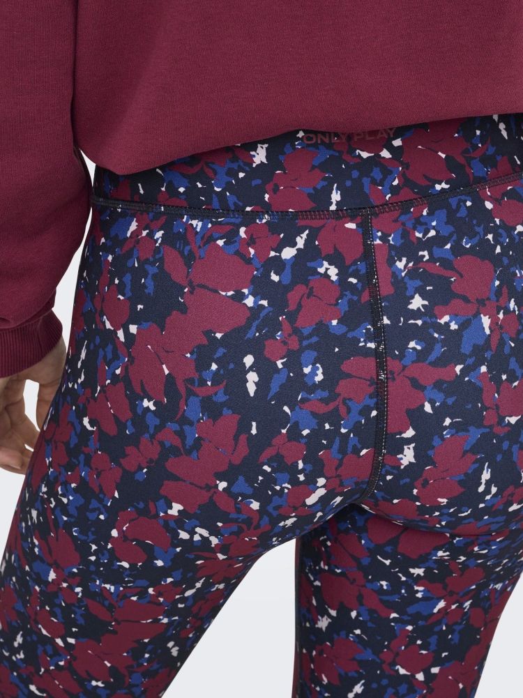 Only Play Sportbroek Blauw dames (JAM-2-SAVE HW PCK AOP TIGHTS - 15338960.NIGJHTSKY) - GL Sport (Sluis)