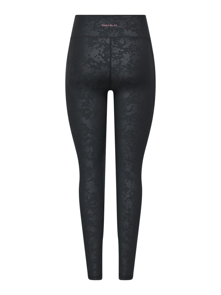 Only Play Sportbroek Zwart dames (JAM-2-SAVE HW PCK AOP TIGHTS - 15338960.BLACK) - GL Sport (Sluis)