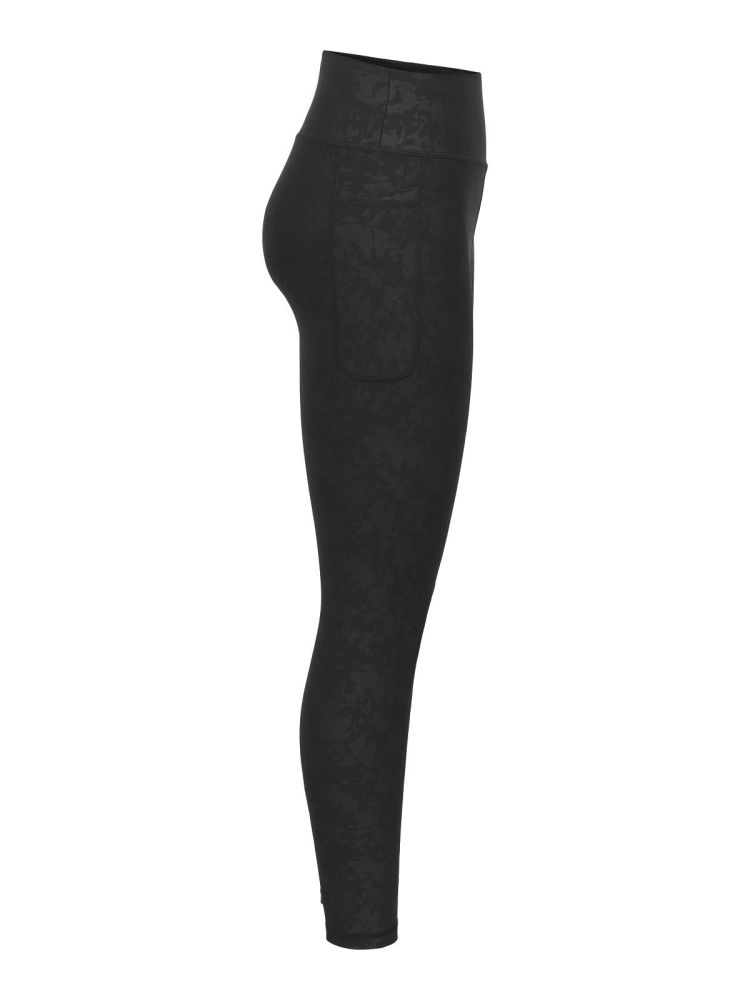 Only Play Sportbroek Zwart dames (JAM-2-SAVE HW PCK AOP TIGHTS - 15338960.BLACK) - GL Sport (Sluis)