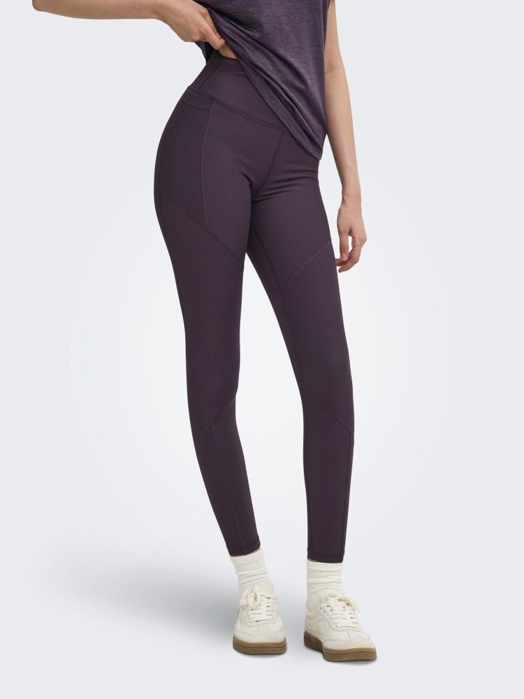 Only Play Broek Bordeaux dames (JANA-2 HW PCK TIGHTS   - 15207648.PLUMPERFECT) - GL Sport (Sluis)