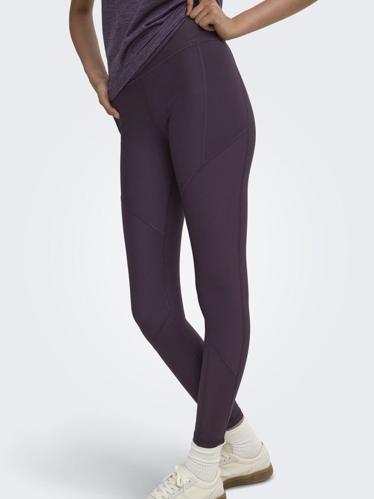 Only Play Broek Bordeaux dames (JANA-2 HW PCK TIGHTS   - 15207648.PLUMPERFECT) - GL Sport (Sluis)