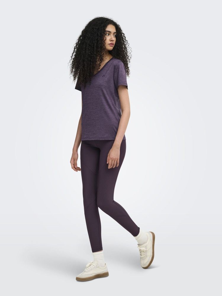 Only Play Broek Bordeaux dames (JANA-2 HW PCK TIGHTS   - 15207648.PLUMPERFECT) - GL Sport (Sluis)