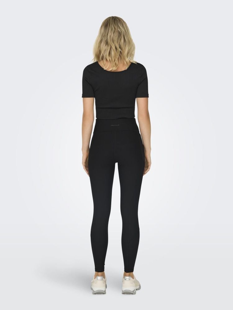 Only Play Sportbroek Zwart dames (JANA-2 HW TIGHTS  - 15207648.BLACK) - GL Sport (Sluis)