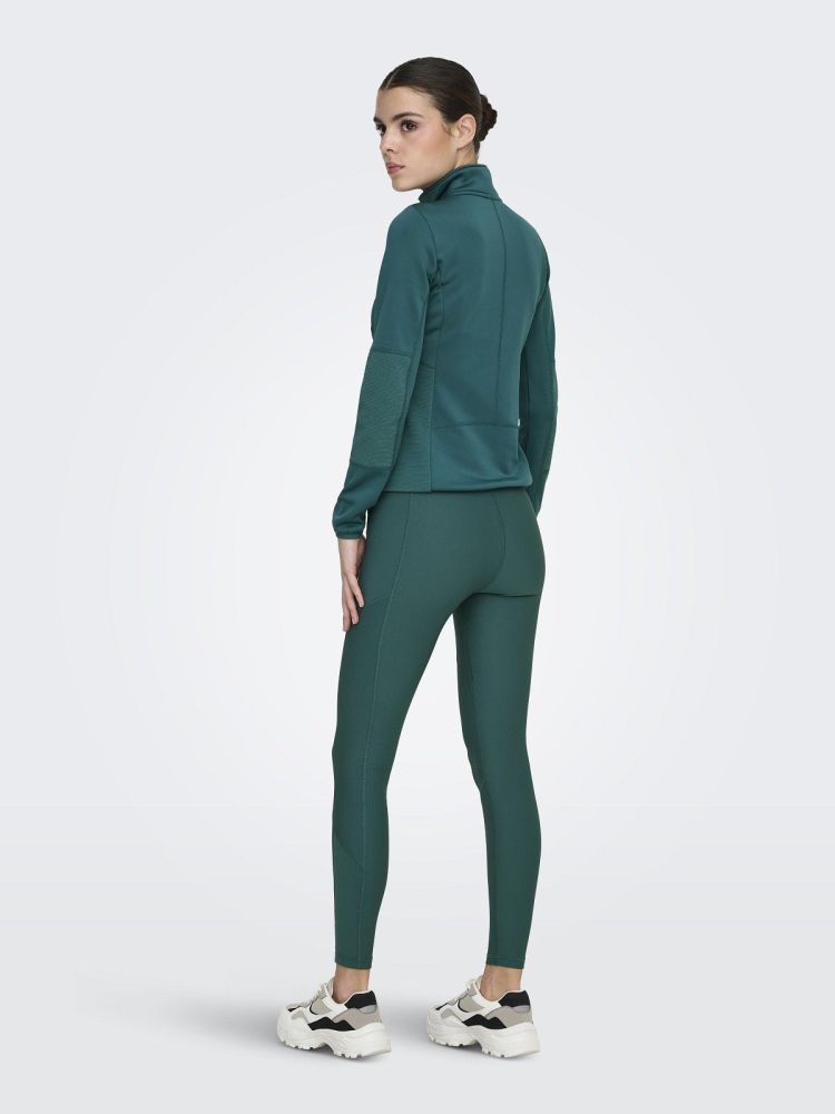 Only Play Vest Blauw dames (JETTA HN FZ FLEECE JACKET - 15233181.MEDITERRANEA) - GL Sport (Sluis)