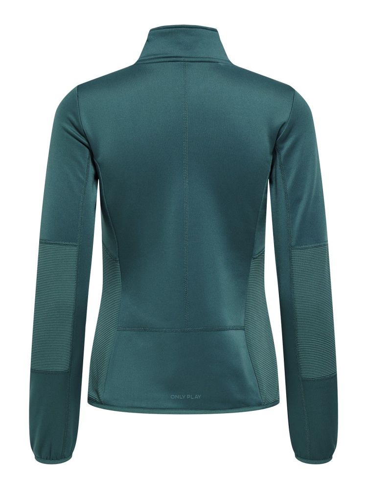 Only Play Vest Blauw dames (JETTA HN FZ FLEECE JACKET - 15233181.MEDITERRANEA) - GL Sport (Sluis)