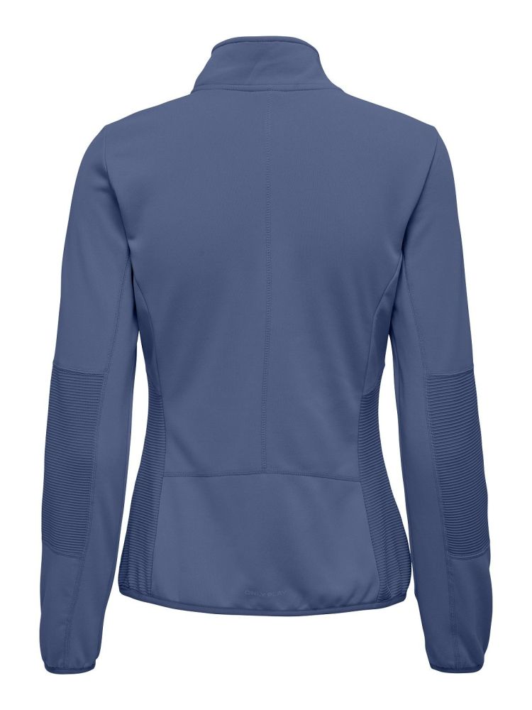 Only Play Vest Blauw dames (JETTA HN FZ LS FLEECE JACKET - 15233181.COASTALFJORD) - GL Sport (Sluis)