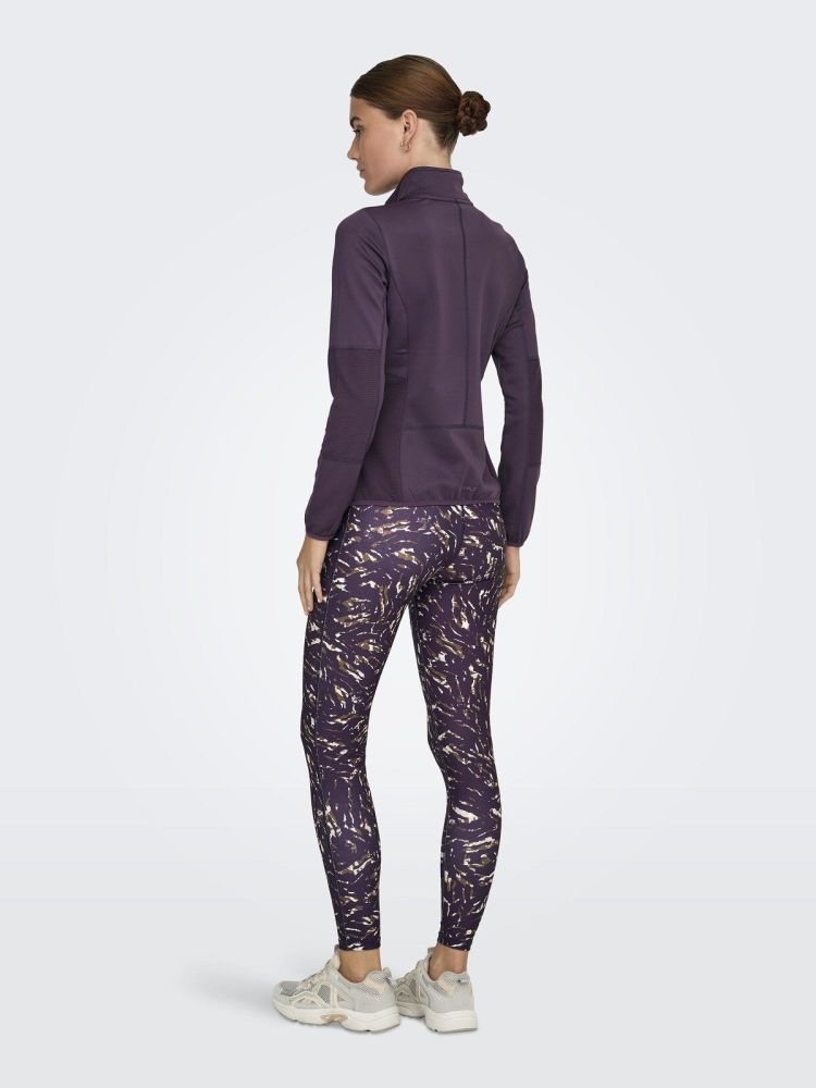 Only Play Vest Blauw dames (JETTA HN FZ LS FLEECE JACKET - 15233181.PLUMPERFECT) - GL Sport (Sluis)