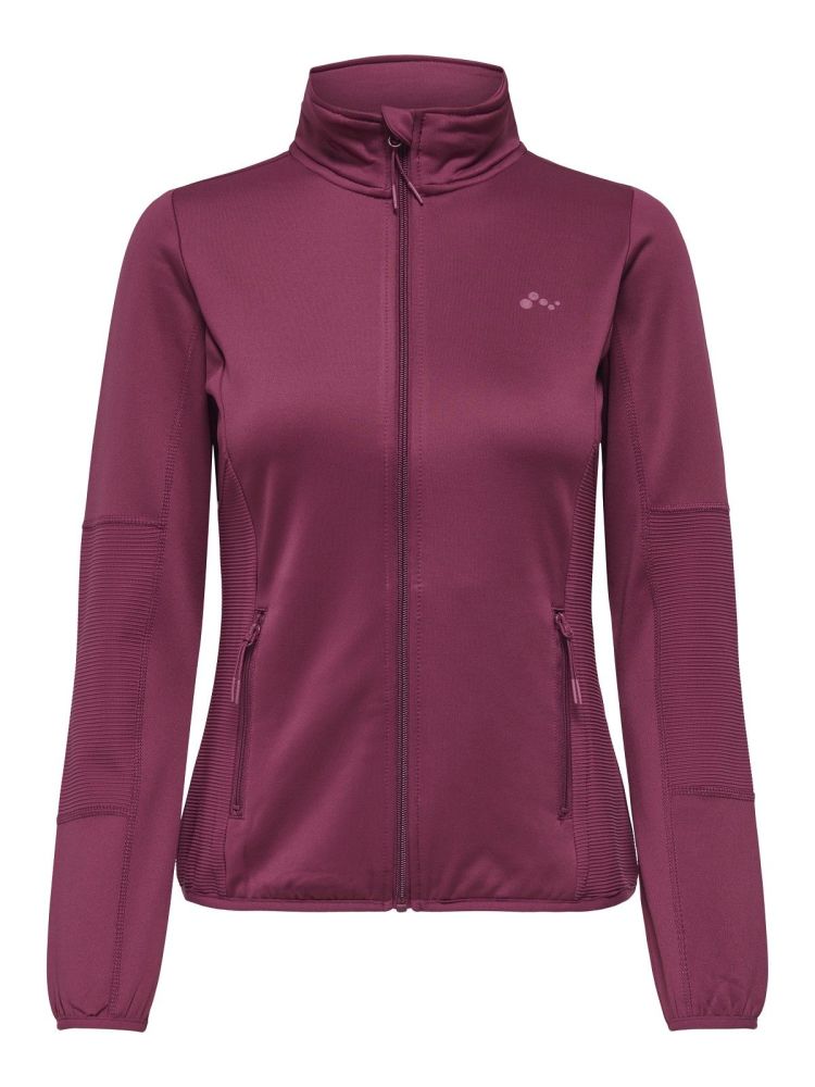 Only Play Vest Bordeaux
