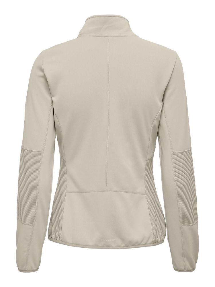 Only Play Vest Beige dames (JETTA HN LS FLEECE JACKET - 15233181.PUMICESTONE) - GL Sport (Sluis)