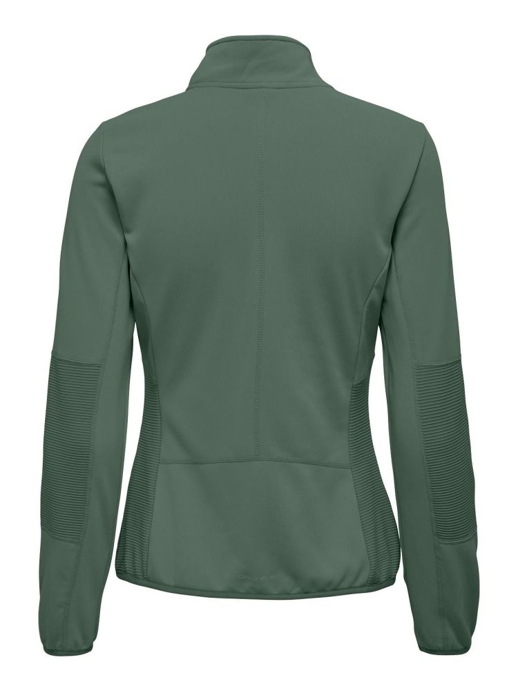 Only Play Vest Groen dames (JETTA HN LS FLEECE JACKET - 15233181.DUCKGREEN) - GL Sport (Sluis)