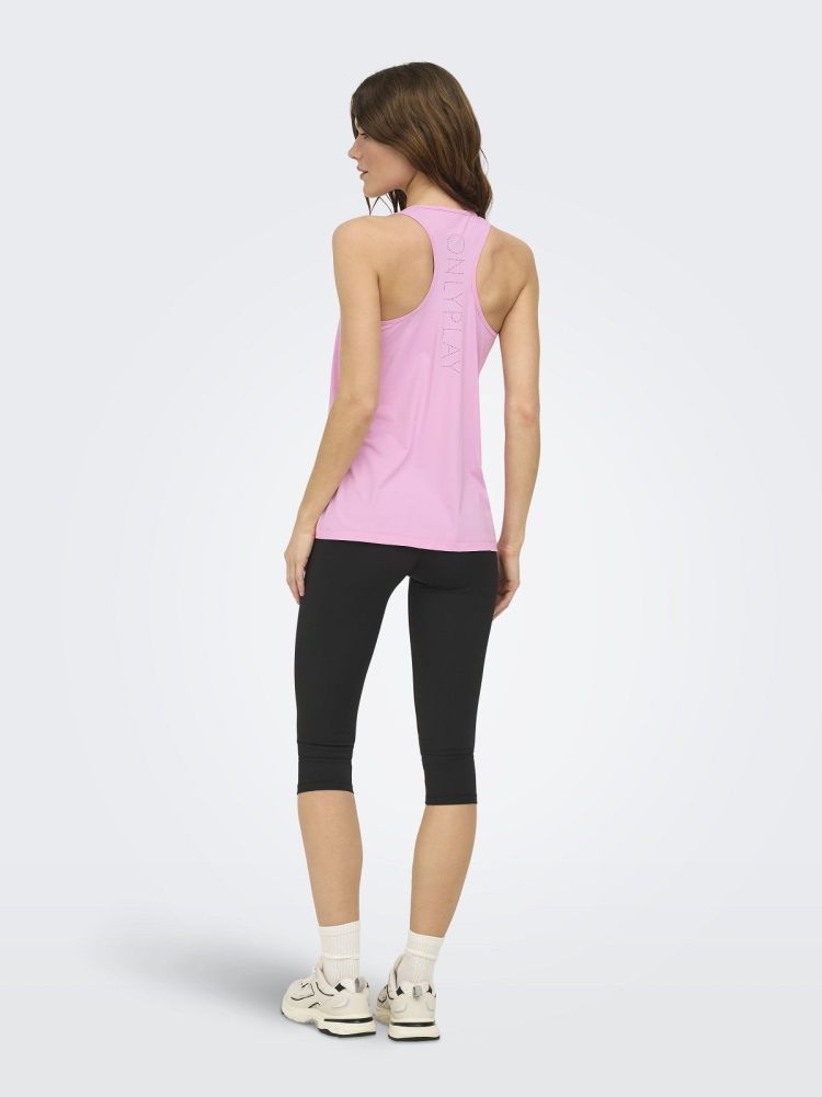 Only Play Tanktop Roze dames (LAZE ON SL LOOSE TANK TOP - 15324722.BONBON) - GL Sport (Sluis)