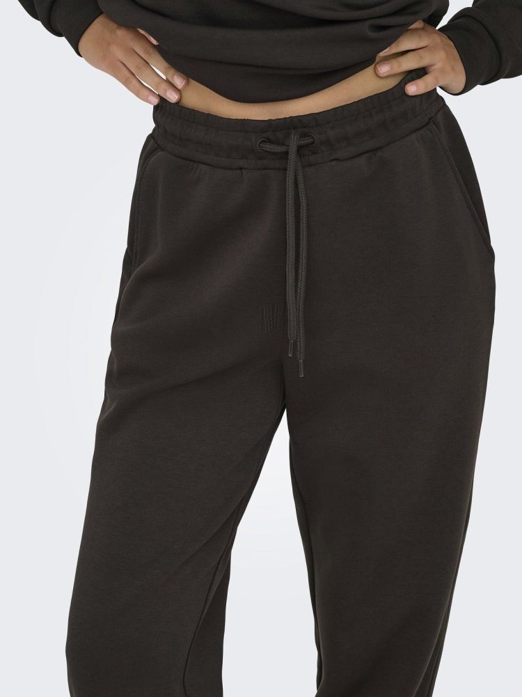 Only Play Broek Bruin dames (LOUNGE HW REG SWEAT PANTS - 15230209.CHOCO) - GL Sport (Sluis)