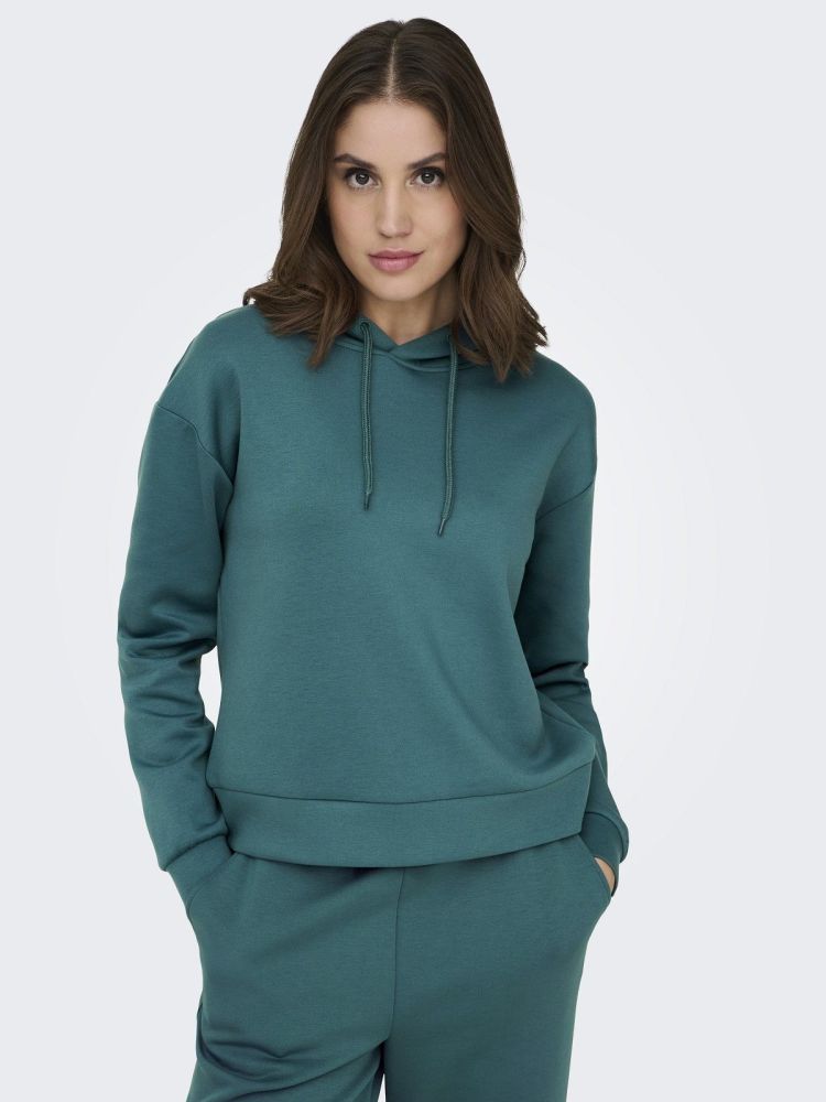 Only Play Hoodie Blauw dames (LOUNGE LIFE HOOD LS SWEAT  - 15245850.MEDITERRANEA) - GL Sport (Sluis)