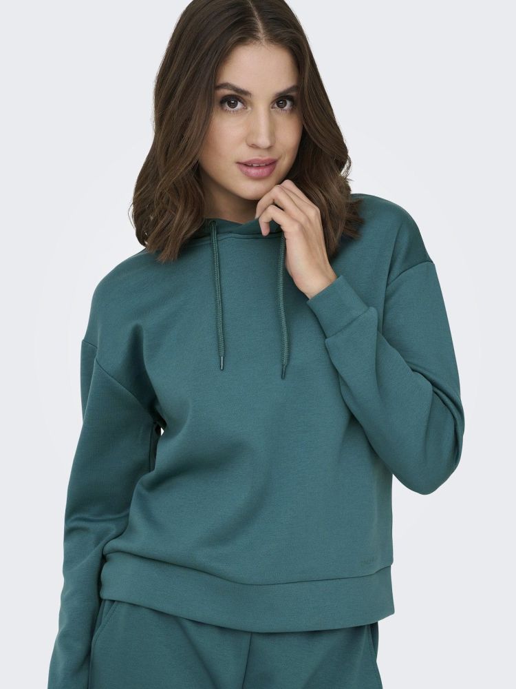 Only Play Hoodie Blauw dames (LOUNGE LIFE HOOD LS SWEAT  - 15245850.MEDITERRANEA) - GL Sport (Sluis)