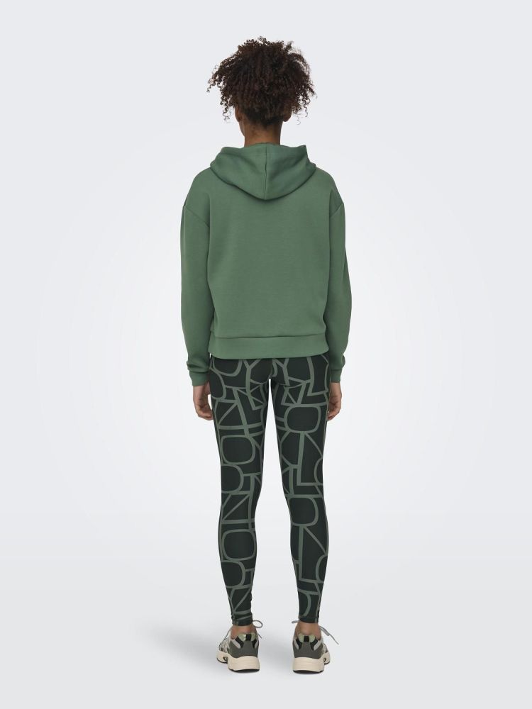 Only Play Hoodie Groen dames (LOUNGE LIFE HOOD LS SWEAT - 15245850.DUCKGREEN) - GL Sport (Sluis)