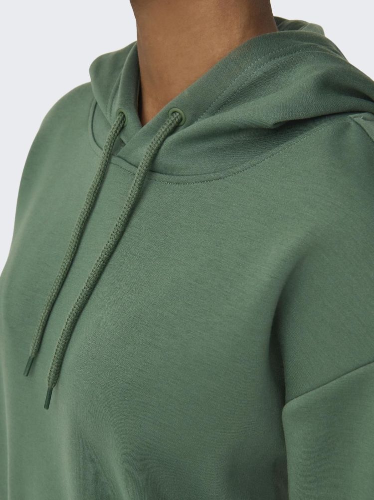 Only Play Hoodie Groen dames (LOUNGE LIFE HOOD LS SWEAT - 15245850.DUCKGREEN) - GL Sport (Sluis)