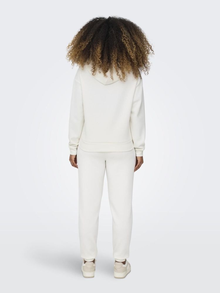 Only Play Hoodie Off-white dames (LOUNGE LIFE HOOD LS SWEAT - 15245850.CLOUDDANCER) - GL Sport (Sluis)