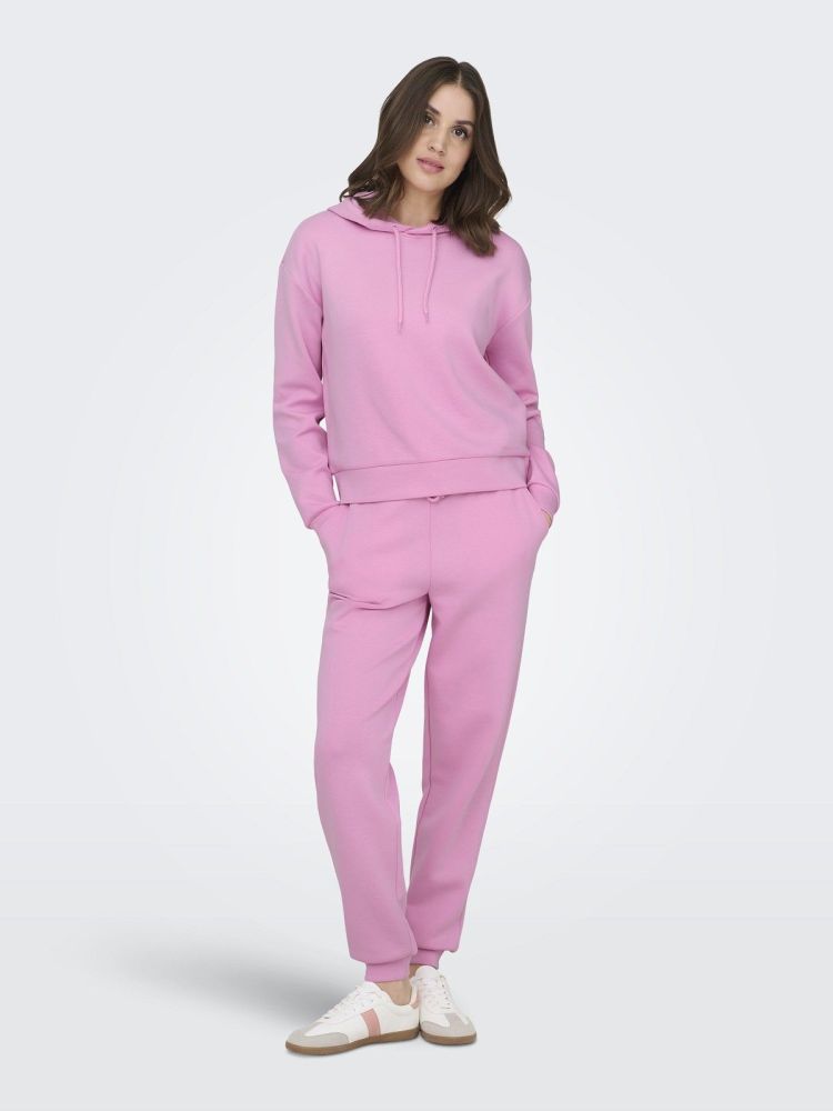 Only Play Hoodie Roze dames (LOUNGE LIFE HOOD LS SWEAT  - 15245850.BONBON) - GL Sport (Sluis)