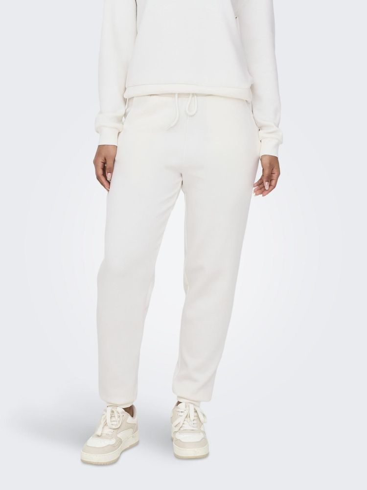 Only Play Joggingbroek Off-white dames (LOUNGE LIFE HW REG SWEAT PANTS - 15230209.CLOUDDANCER) - GL Sport (Sluis)