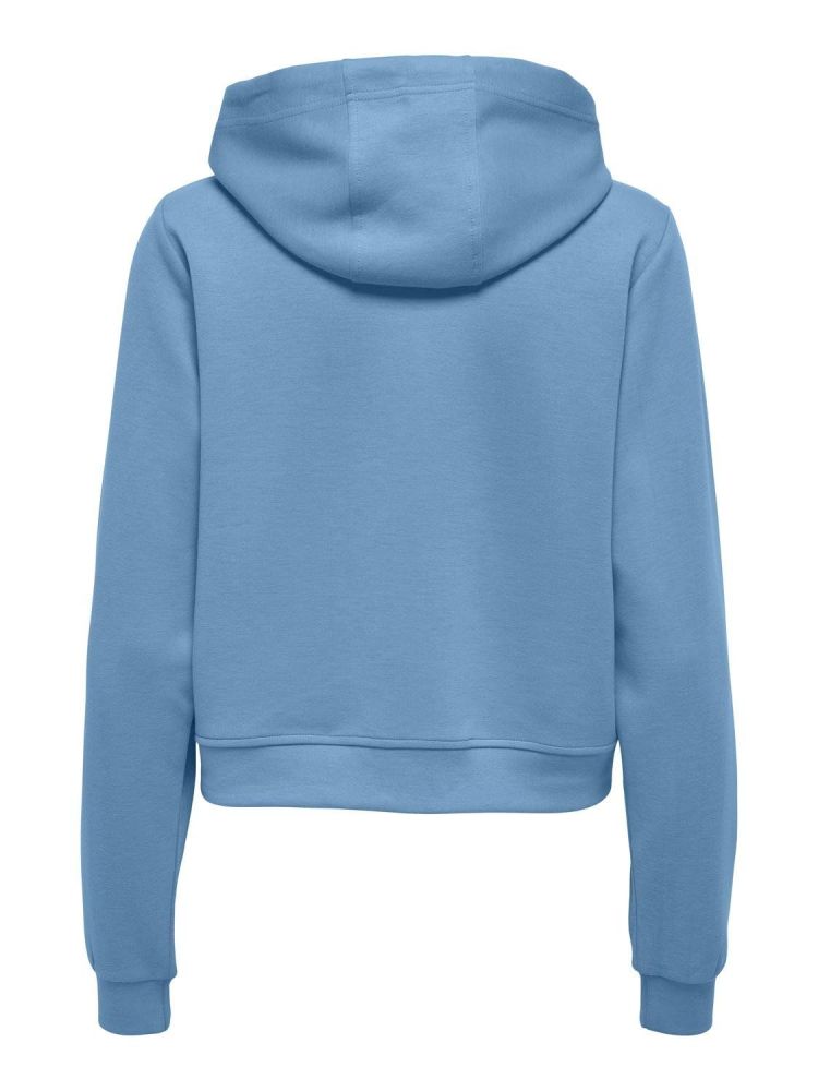 Only Play Vest Blauw dames (LOUNGE LIFE SHORT ZIP HOOD SWEAT - 15283439.BLUE) - GL Sport (Sluis)