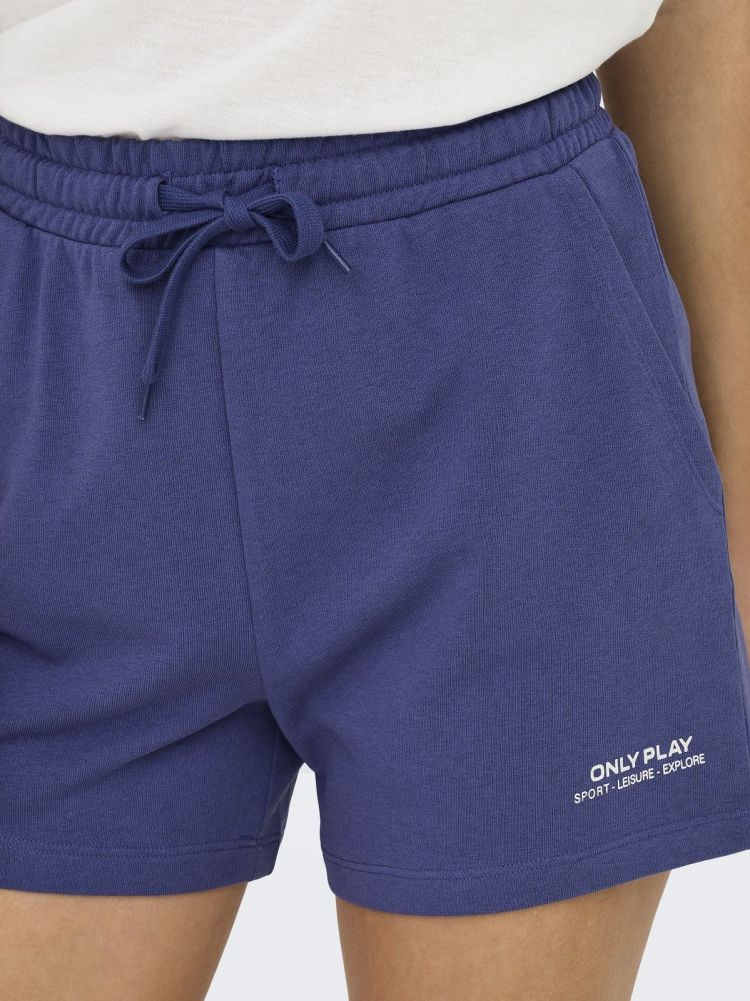 Only Play Short Blauw dames (MAE LIFE HW SWEAT SHORTS - 15287741.SKIPPERBLUE) - GL Sport (Sluis)