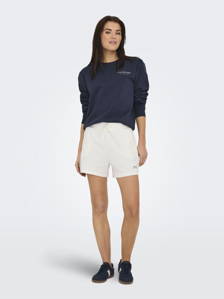 Only Play Short Off-white dames (MAE LIFE HW SWEAT SHORTS - 15287741.CLOUDDANCER) - GL Sport (Sluis)