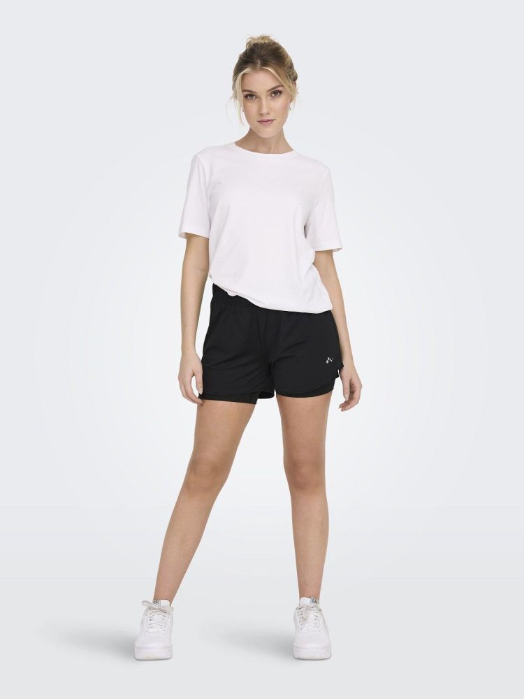 Only Play Short Zwart dames (MILA-2 LIFE MW LOOSE PCK SHORTS - 15274631.BLACK) - GL Sport (Sluis)