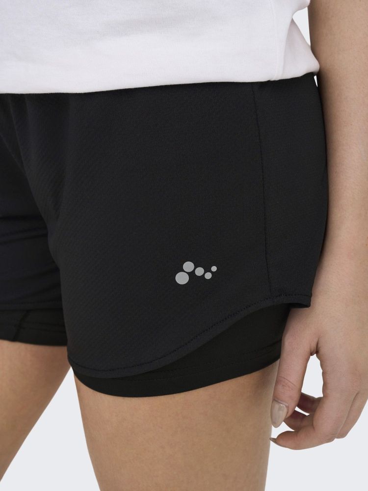 Only Play Short Zwart dames (MILA-2 LIFE MW LOOSE PCK SHORTS - 15274631.BLACK) - GL Sport (Sluis)