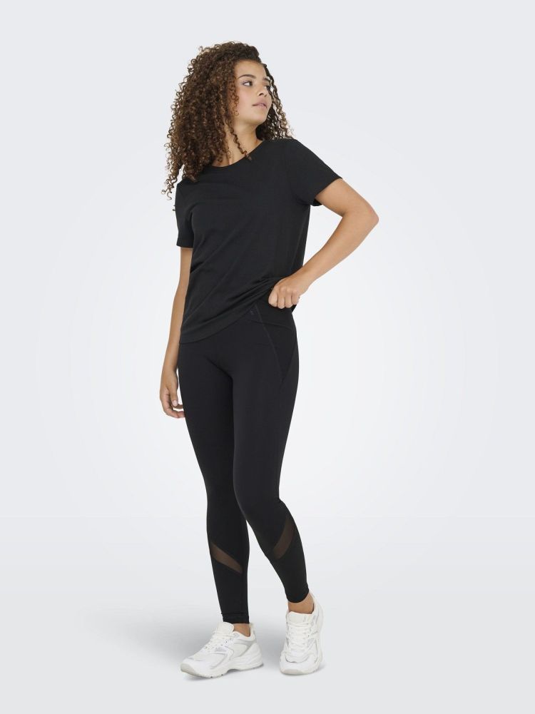 Only Play Broek Zwart dames (RYA-3-POSH HW PCK TIGHTS - 15324650.BLACK) - GL Sport (Sluis)