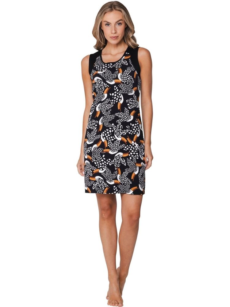 Pastunette Jurk Zwart dames (BEACH DRESS ( 95 CM ) - 311261-308-1-999) - GL Sport (Sluis)