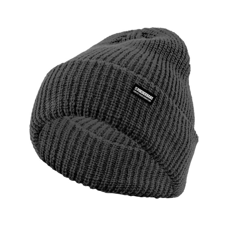 Poederbaas Muts Zwart unisex (ROYAL RIB BEANIE - NB11) - GL Sport (Sluis)