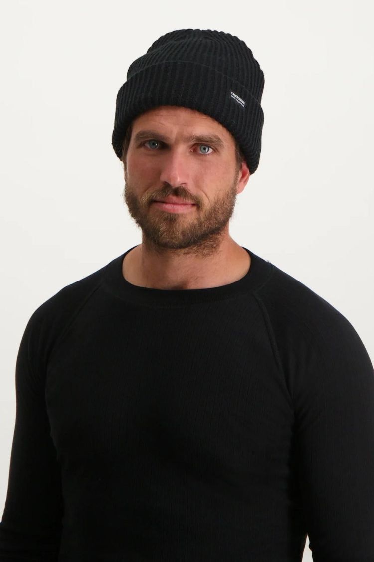 Poederbaas Muts Zwart unisex (ROYAL RIB BEANIE - PB060125.BLACK) - GL Sport (Sluis)