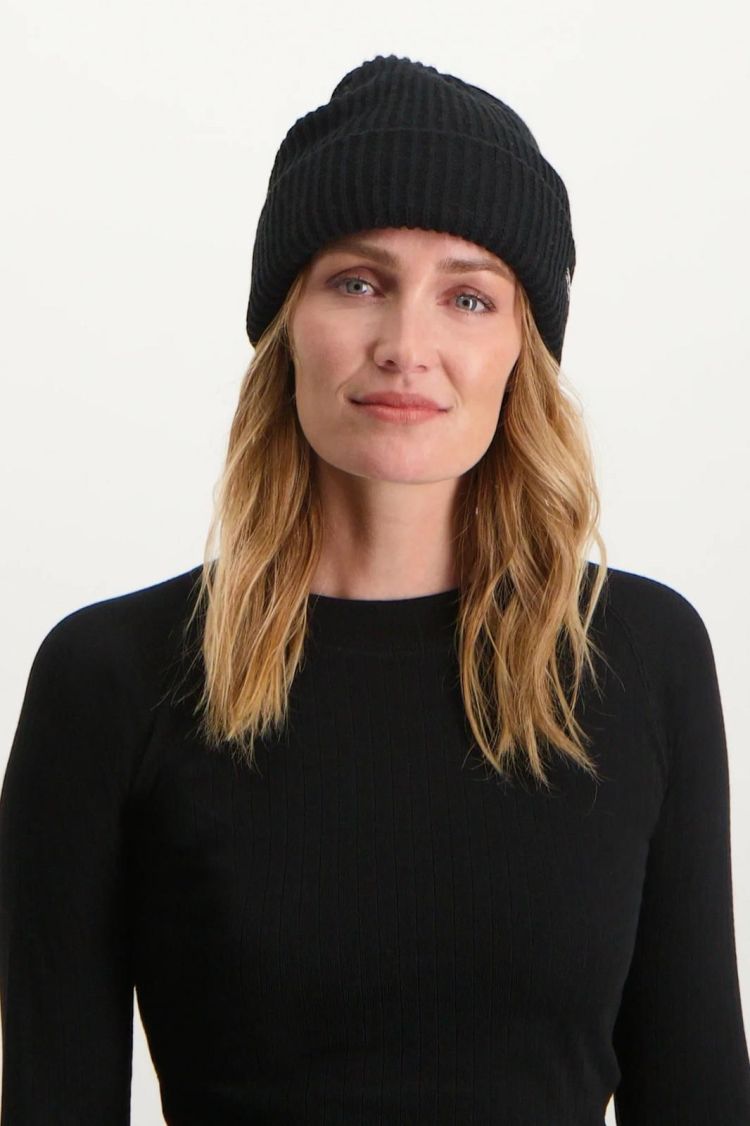 Poederbaas Muts Zwart unisex (ROYAL RIB BEANIE - PB060125.BLACK) - GL Sport (Sluis)