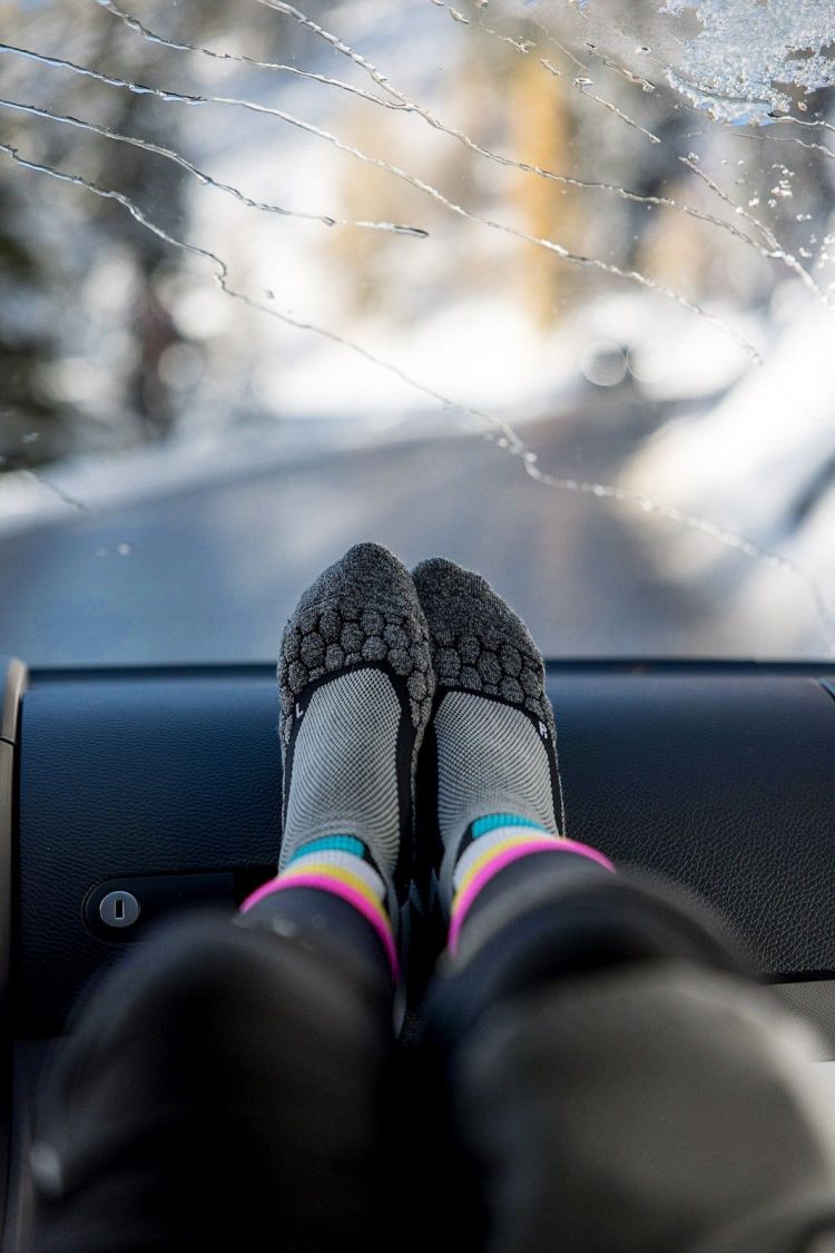 Poederbaas Skisokken Zwart unisex (TECH SKI SOCKS COMPRESS MERINO PRO - PB050125.BLACK) - GL Sport (Sluis)