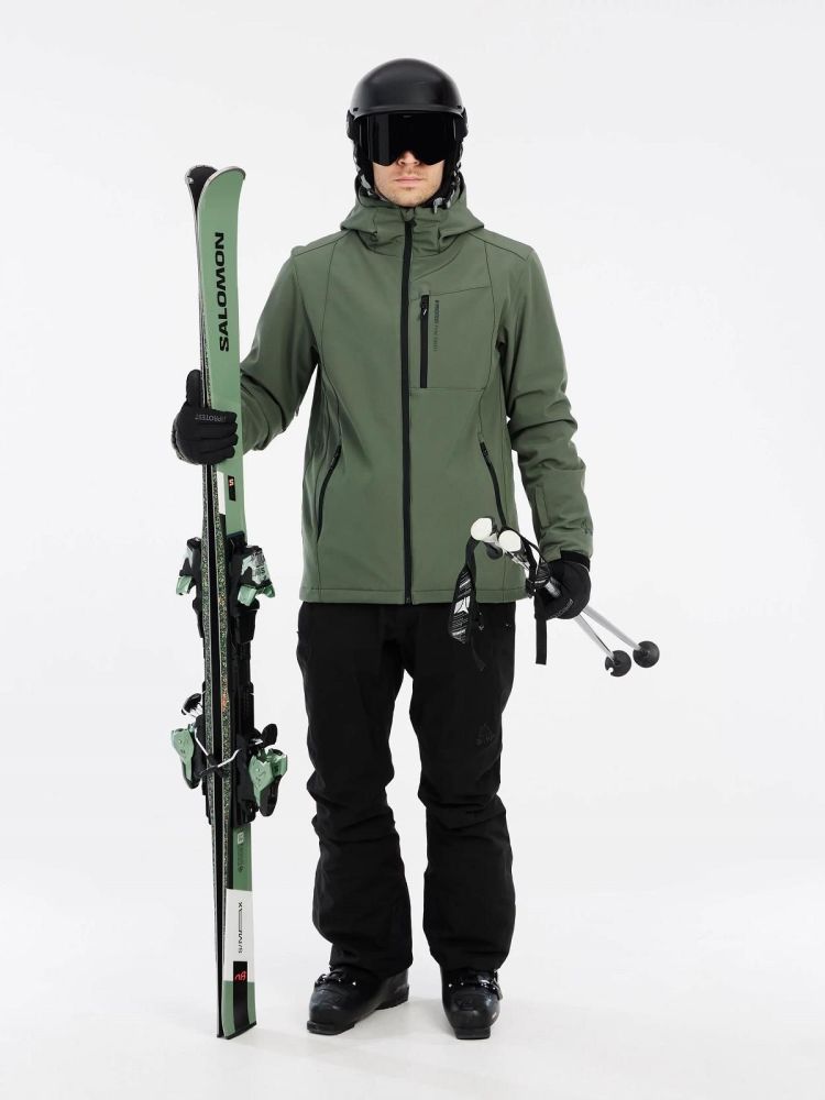 Protest Ski-jas Groen heren (DUSTAN24 SNOWJACKET - 6710744.855) - GL Sport (Sluis)