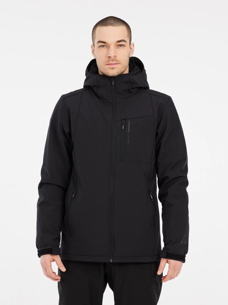 Protest Ski-jas Zwart heren (DUSTAN24 SNOWJACKET - 6710744.290) - GL Sport (Sluis)