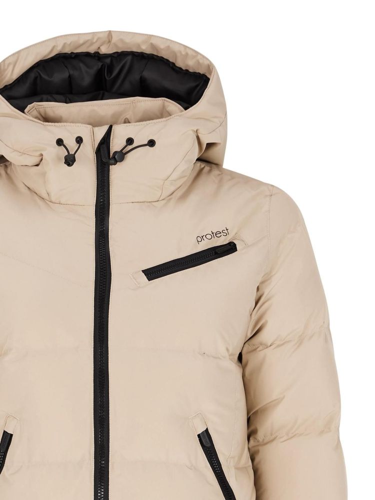 Protest Ski-jas Beige dames (LUCID SNOWJACKET - 6610244.567) - GL Sport (Sluis)