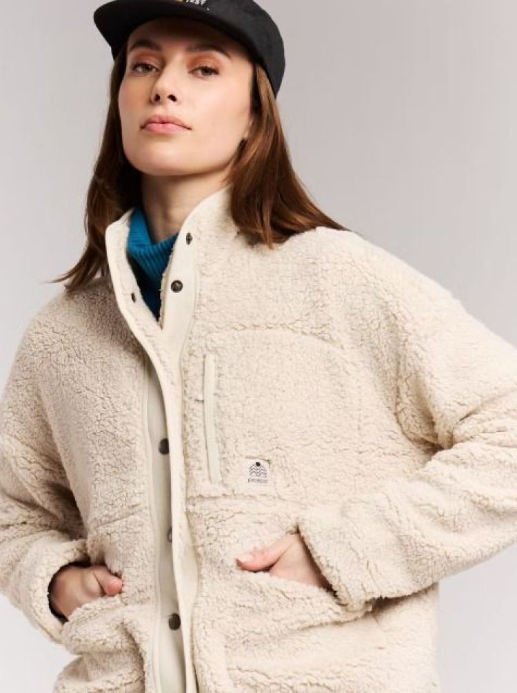Protest Vest Off-white dames (LUX OUTDOOR FULL ZIP TOP - 3611544.106) - GL Sport (Sluis)